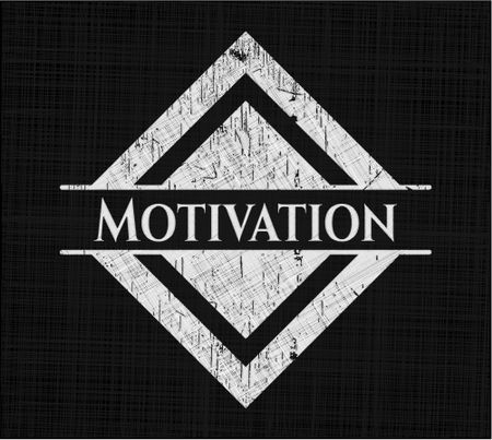 Motivation on chalkboard
