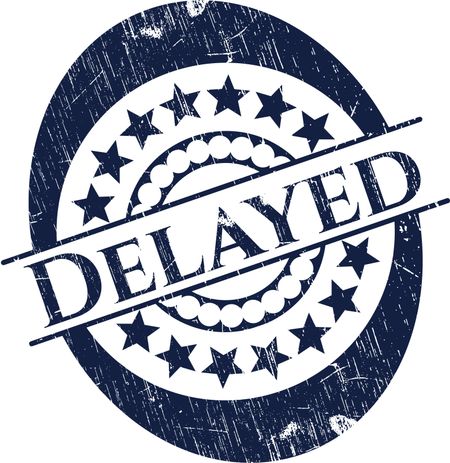 Delayed rubber stamp