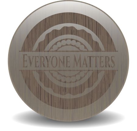 Everyone Matters wood emblem. Vintage.