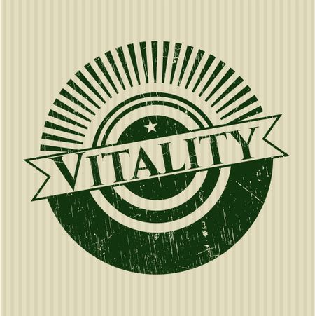 Vitality rubber grunge texture stamp