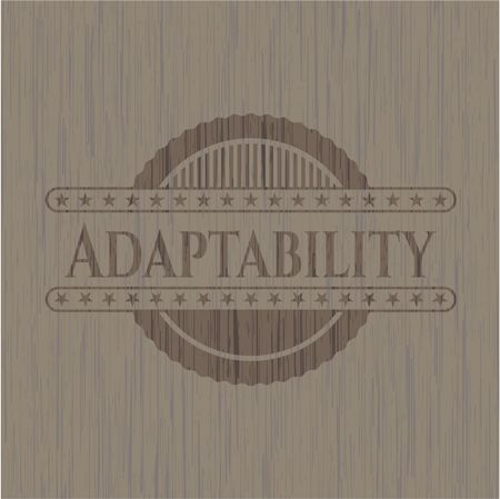 Adaptability vintage wooden emblem