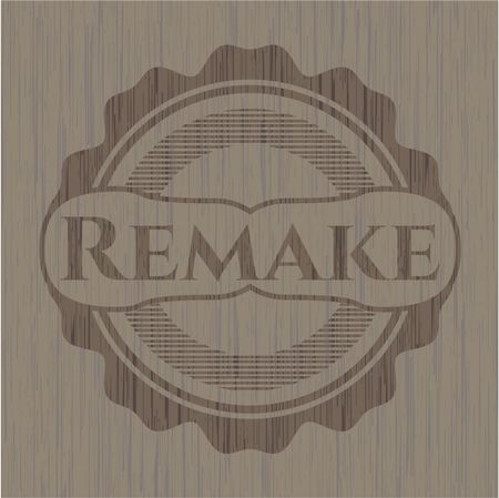 Remake wood emblem. Retro