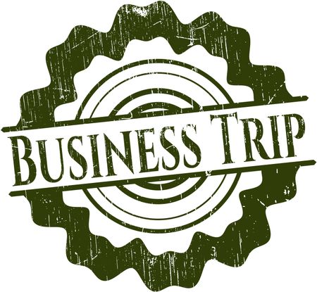 Business Trip rubber grunge texture seal