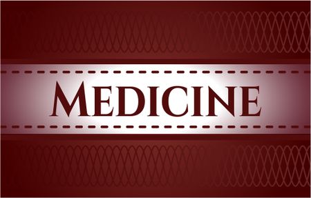 Medicine colorful card, banner or poster with nice design
