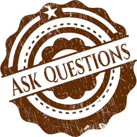 Ask Questions with rubber seal texture