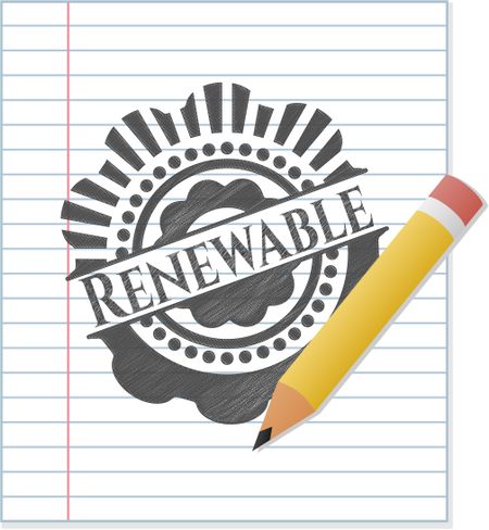 Renewable pencil draw