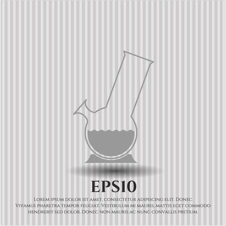 bong of marijuana icon vector symbol flat eps jpg app
