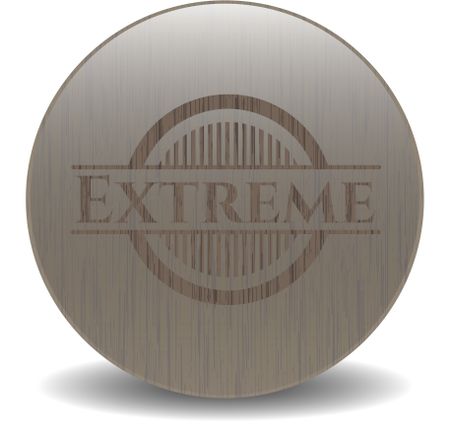 Extreme vintage wood emblem