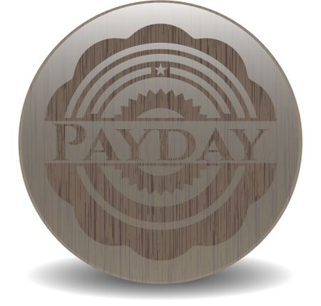 Payday vintage wood emblem