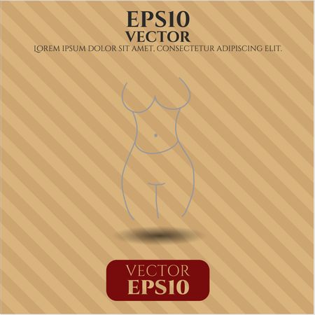 female-silhouette-vector-icon-431476396 Female Silhouette vector icon