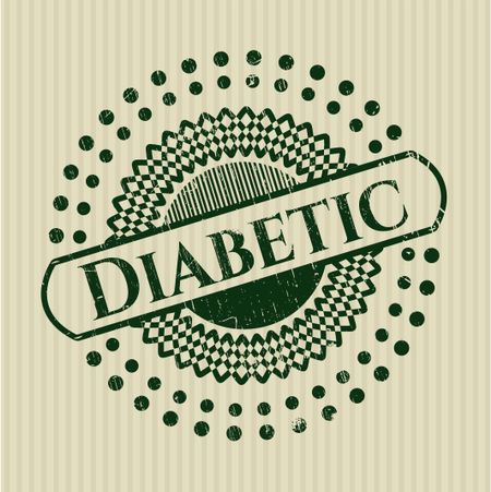 Diabetic rubber grunge texture seal