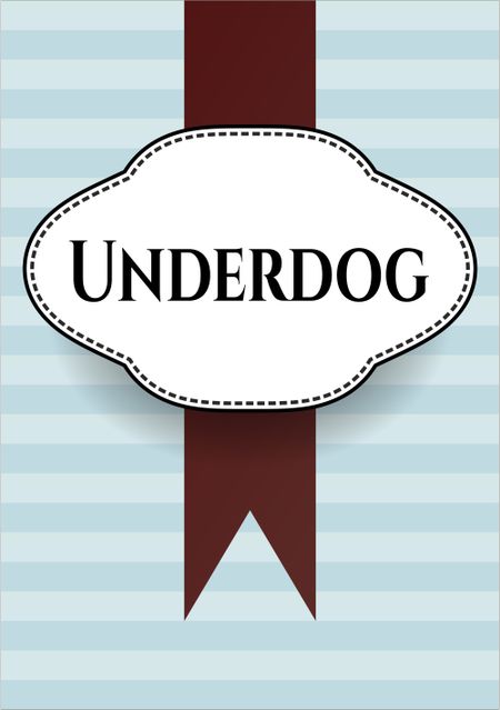 Underdog card with nice design