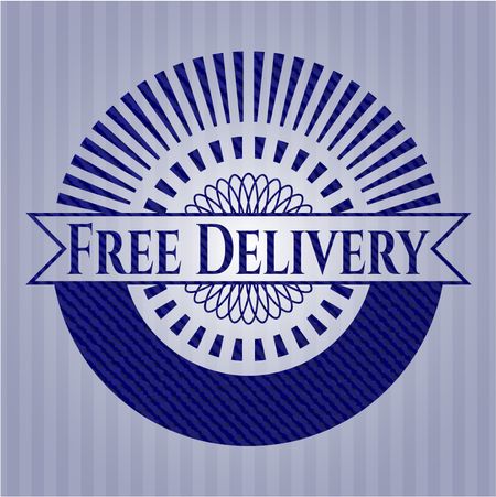 Free Delivery with jean texture