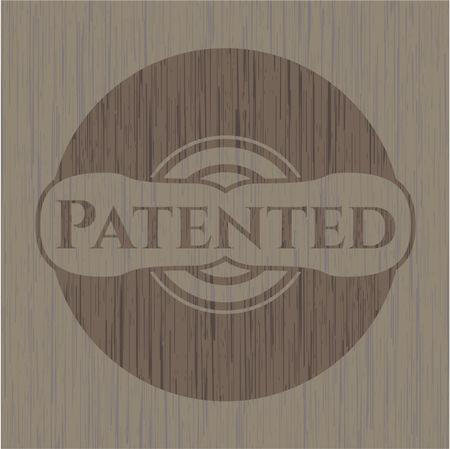 Patented wood emblem
