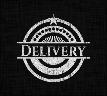 Delivery chalk emblem