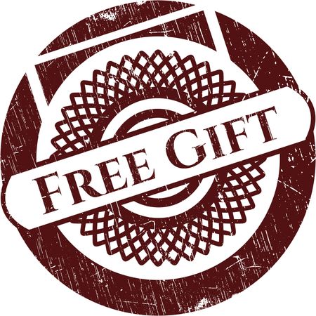 Free Gift grunge stamp