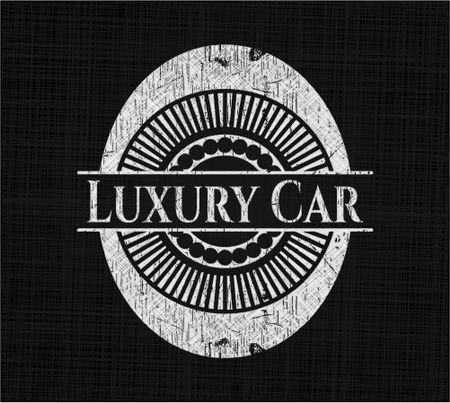 Luxury Car chalk emblem