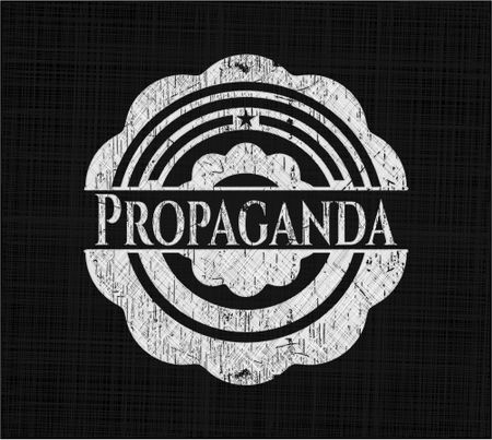 Propaganda chalk emblem
