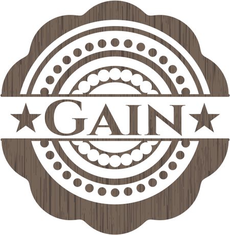 Gain wood emblem. Vintage.