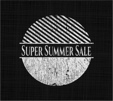 Super Summer Sale chalk emblem