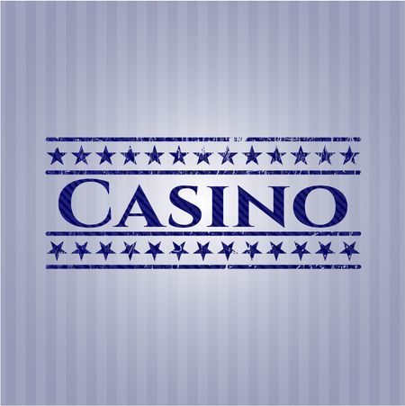 Casino with jean texture