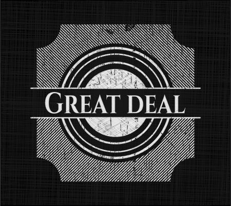 Great Deal chalkboard emblem