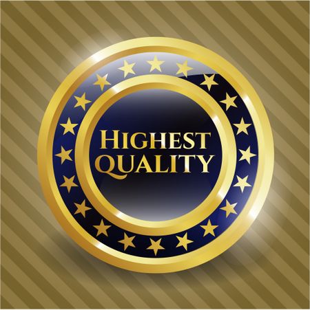 Highest Quality golden badge