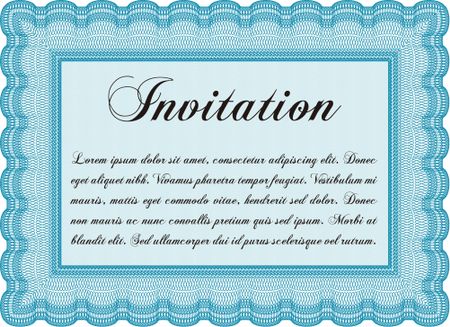 Formal invitation. Good design. Customizable, Easy to edit and change colors. With complex background. 