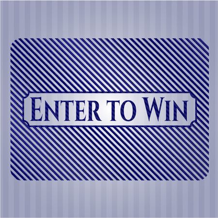 Enter to Win with jean texture