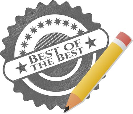 Best of the Best draw with pencil effect
