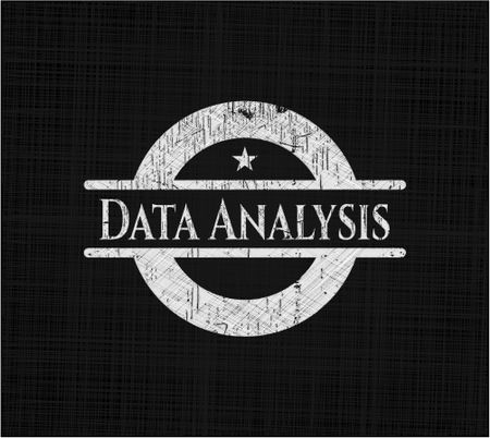 Data Analysis chalk emblem
