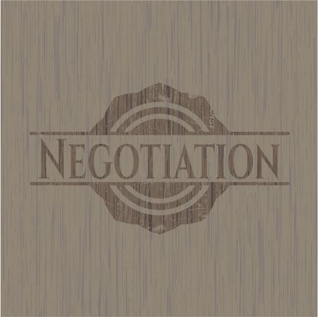 Negotiation wood emblem
