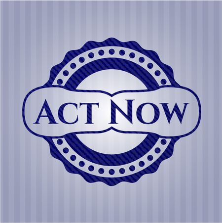 Act Now with jean texture