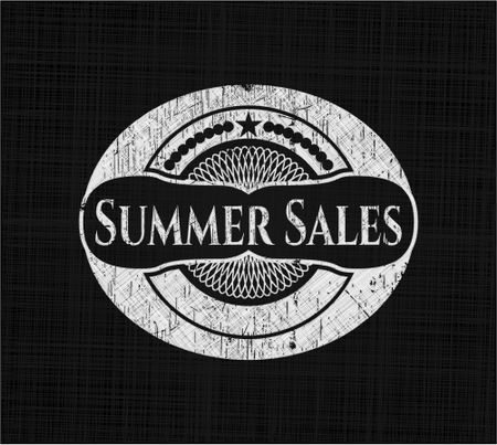Summer Sales chalk emblem