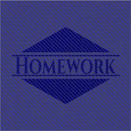 Homework jean background