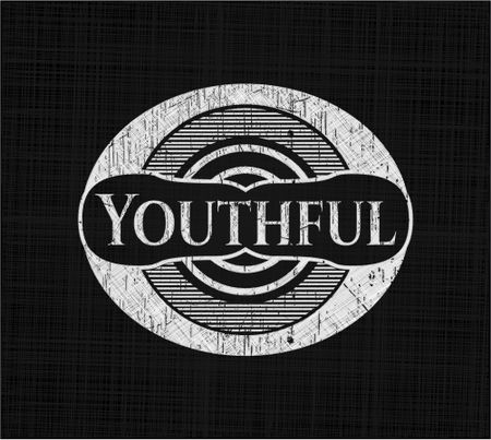 Youthful chalkboard emblem