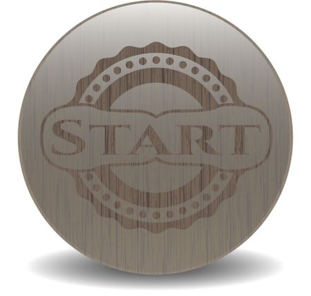 Start wooden emblem