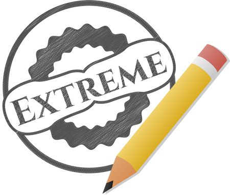 Extreme draw with pencil effect