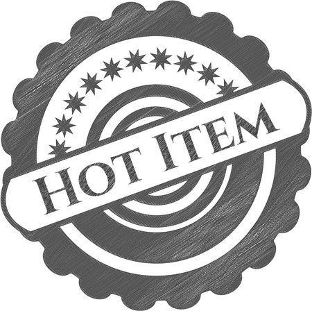 Hot Item with pencil strokes