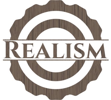 Realism realistic wood emblem