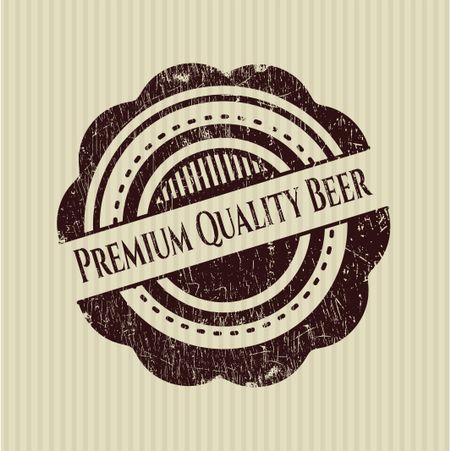Premium Quality Beer rubber grunge texture stamp