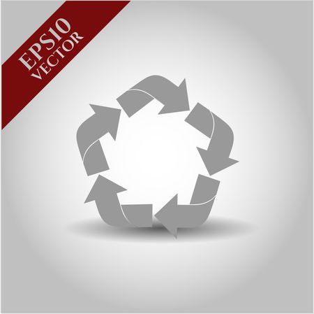 Recycle vector icon