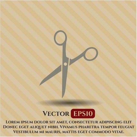 Scissors vector icon