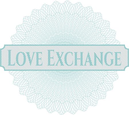 Love Exchange abstract rosette
