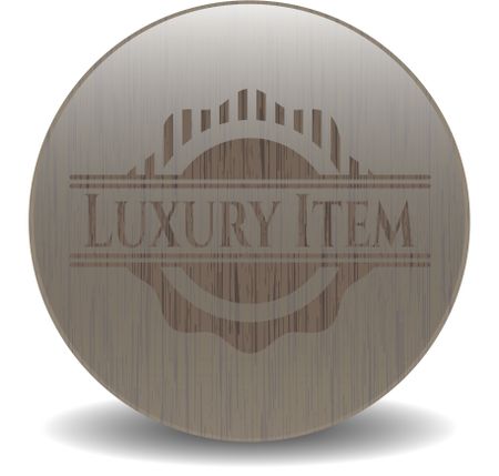 Luxury Item vintage wooden emblem