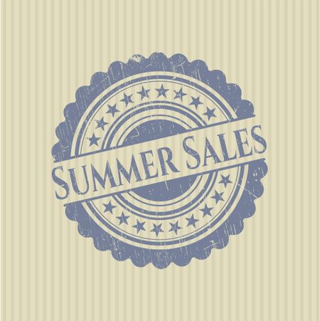 Summer Sales grunge stamp