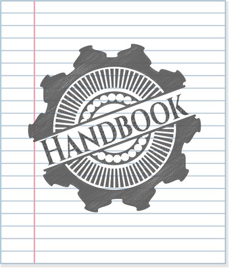 Handbook pencil emblem