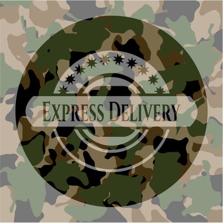 Express Delivery on camo pattern
