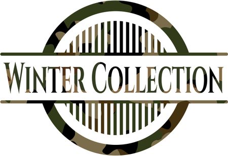 Winter Collection on camo pattern