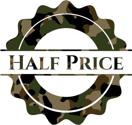 Half Price on camo pattern